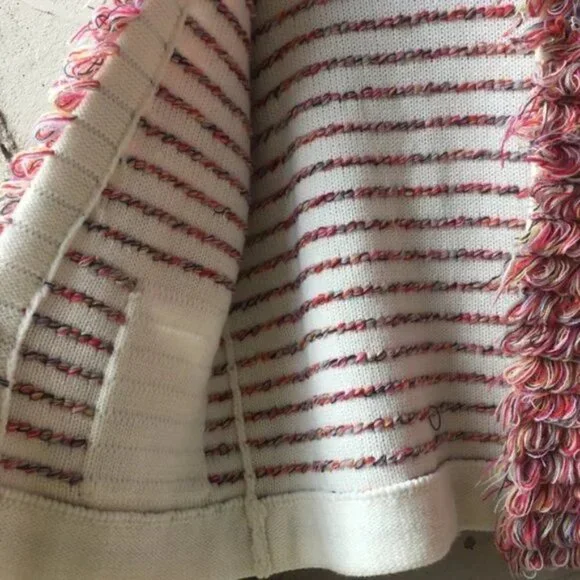 THE GREAT The Monster Fuzzy Multiple Tone Cardigan I Size 1 US - 4-6 S - Picture 11 of 13